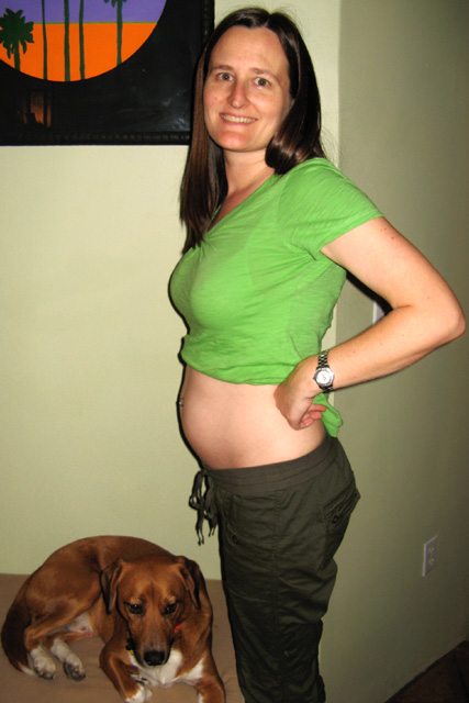 IMG_2167_640.jpg - Now she's definitely showing. Eddy is not looking all...